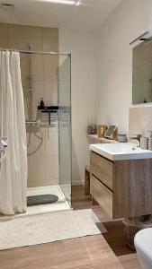 salle de bain Helianthus - chambre-hote-gers